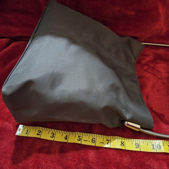 INC Gray Shoulder Bag with Silver Metal Shoulder Strap - Picture 12 of 16